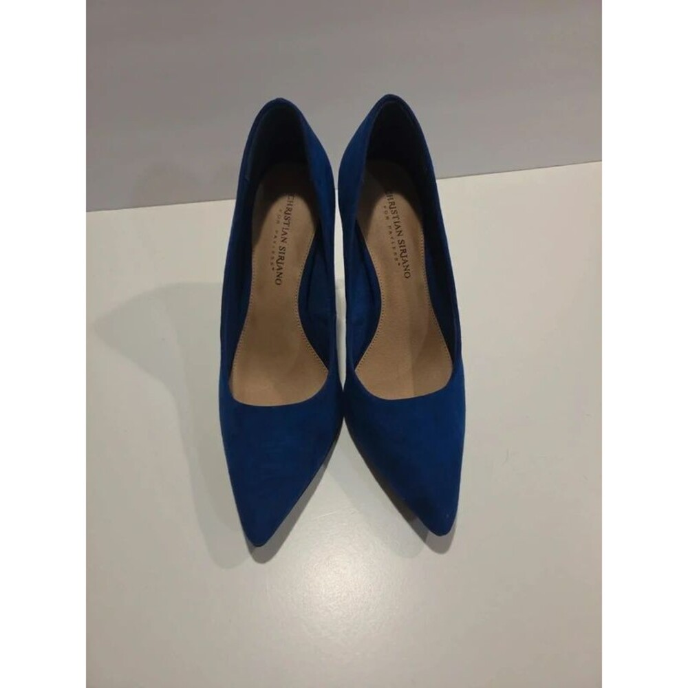Christian Siriano cobalt blue heels - Picture 2 of 5